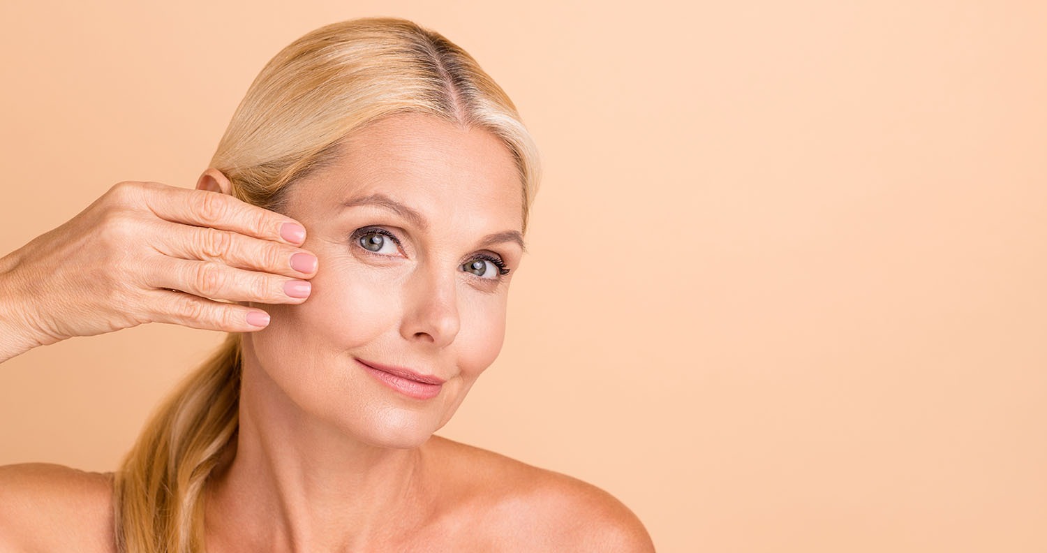 natural beauty aged lady